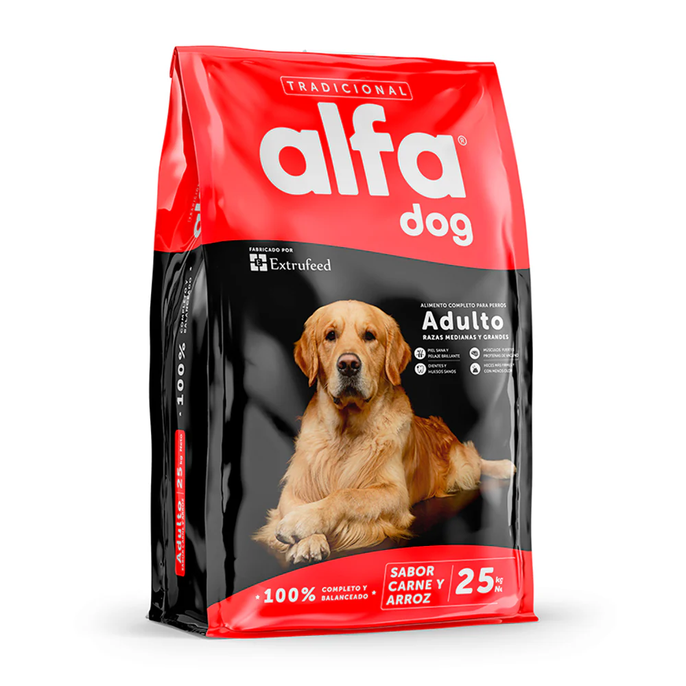 Alfa Dog Perro Adulto Tradicional 25kg